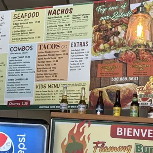 More of the menu, as of 6/12/24