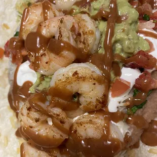 Grilled Shrimp Burrito