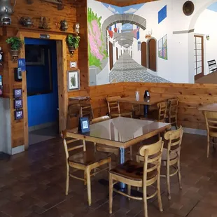 Dining room mural