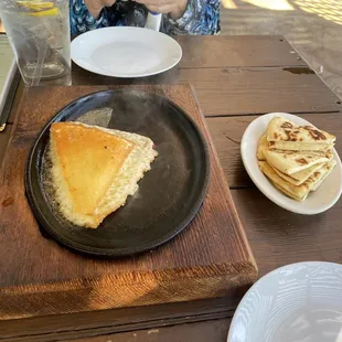 Flaming Cheese Saganaki