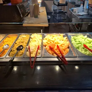 sushi and sashimi, interior