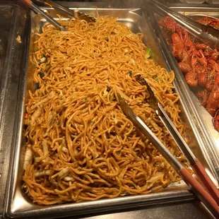 a variety of food items