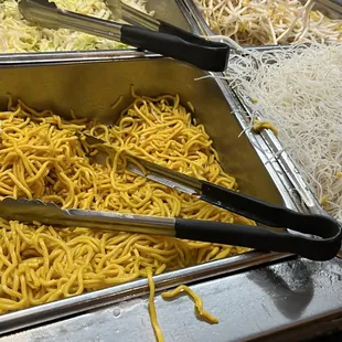 a variety of food items