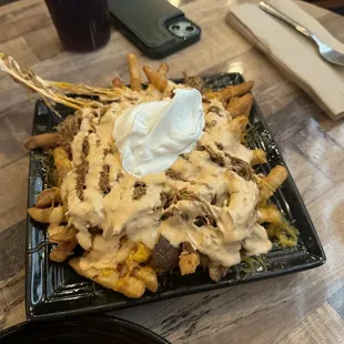 Chicken Adobada Fries (amazing)
