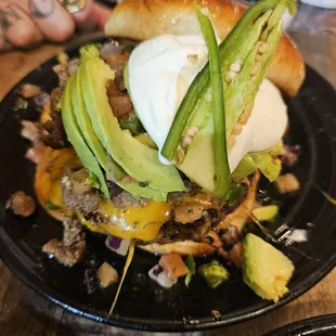 Asada burger
