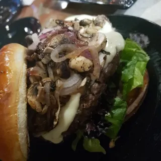 Mushroom Swiss Burger