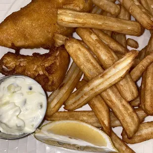 Hand Battered Fish &amp; Chips