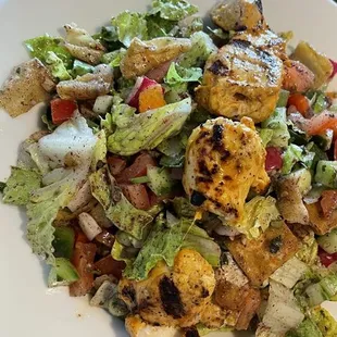 The best  fatoush salad ever!!! The waitress couldn't be any nicer