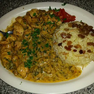 Chicken with Garlic and Cilantro