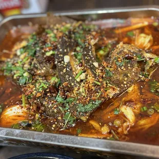 Flaming Mountain Grilled fish