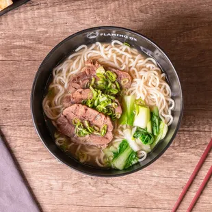 Bone Broth Beef Noodle Soup