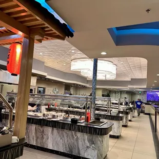 Inside the restaurant