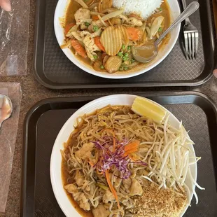 Pad Thai , and Potato Curry,