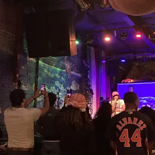 Small concert. This is the stage.