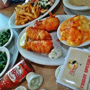 Back for the Cod it&apos;s great n Mac. Chicken topped with Spinach n Feta outstanding