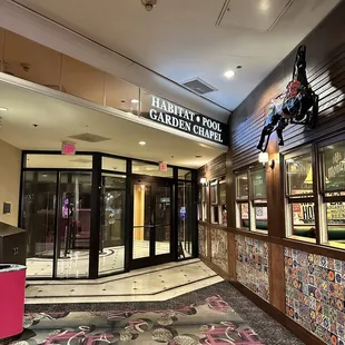 Entrance to the Flamingo Habitat