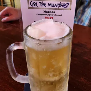 Cold frosty beer