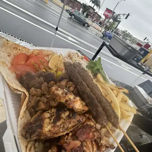 Mix plate