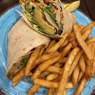 This veggie wrap was amazing!