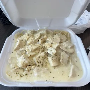Alfredo with chicken