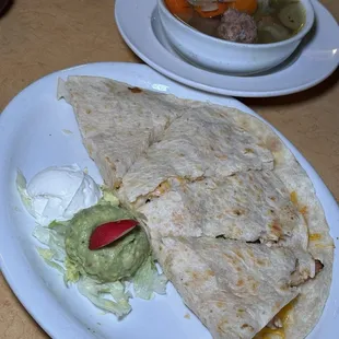 Grilled Chicken Quesadilla