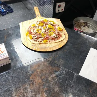 Loaded pizza
