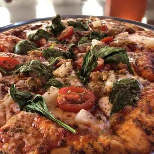 pizza, food