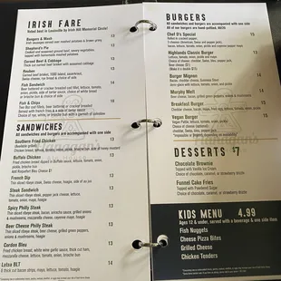 Menu -- March 2024