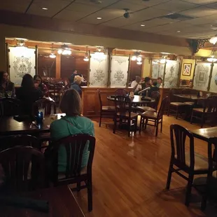 Upper dining area.