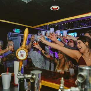 Bar Area with Kegerator and Margarita Machine