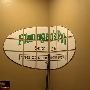 a surfboard on the wall