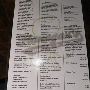 menu, sushi and sashimi