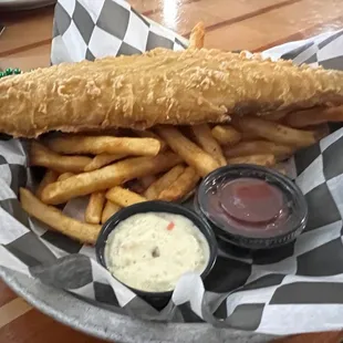 Fish and chips for St. Patty's