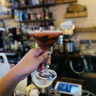 red velvet martini