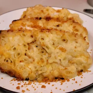 Mac Daddy (sliced baked macaroni and cheese)