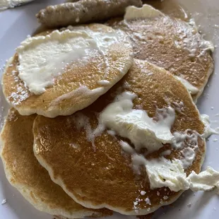 Kids silver dollar pancakes