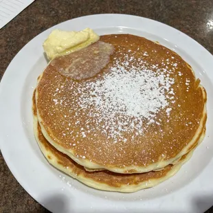 a stack of pancakes