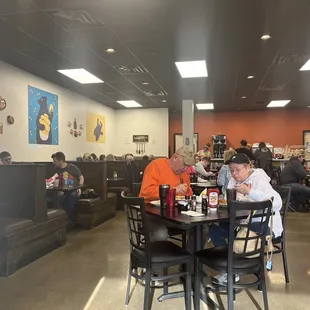 diners sitting at tables