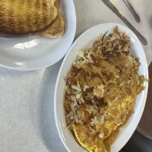 Ham and Cheese omelette