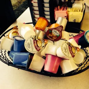 Great creamer selection :)