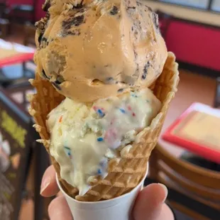 Birthday cake and spookie monster