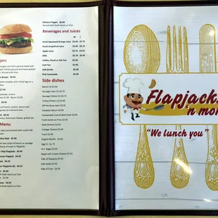 Opening Week Menu (1 of 2)