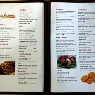 Opening Week Menu (2 of 2)