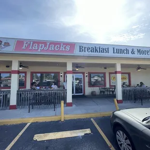 Front of diner..