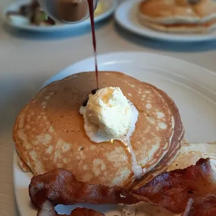 pancakes, food