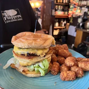 Betty Boop Burger (slightly smashed, lol)