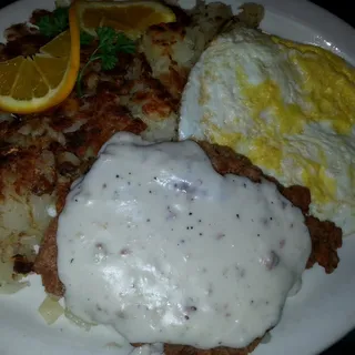 Country Fried Steak with Country Gravy