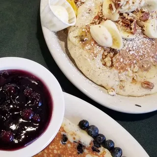 Banana Nut Gluten Free Pancakes