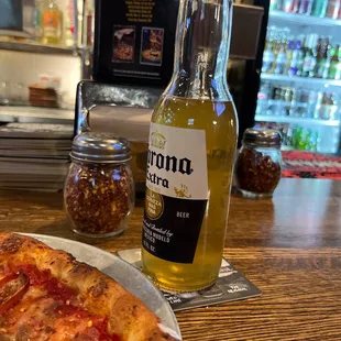 Pizza and beer