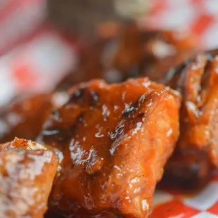 a closeup of a plate of food